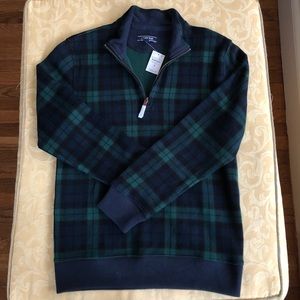 Nwt Lands End Bedford Quarter Zip 